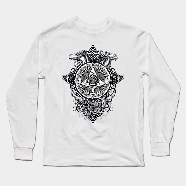 Mystical fantasy art. Long Sleeve T-Shirt by AndreKENO